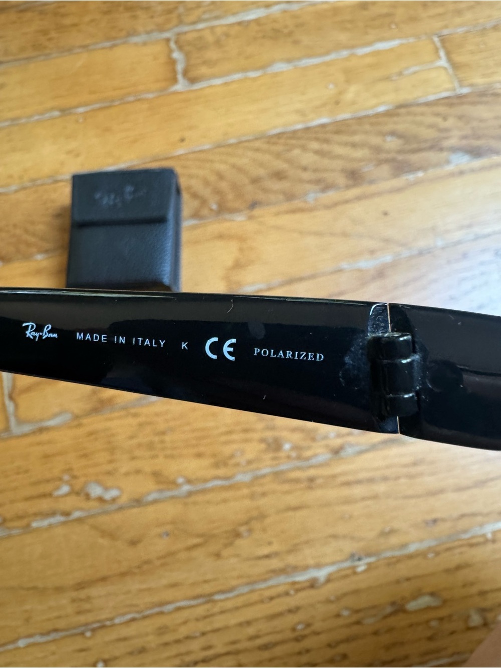 Ray-Ban Black folding wayfarers - Picture 8 of 12